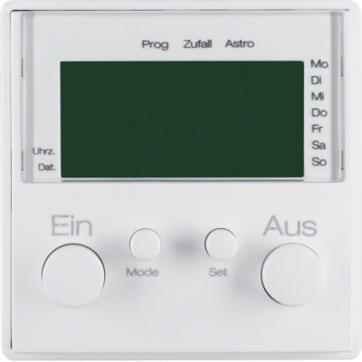 Таймер Berker с дисплеем, пол.белизна, Q.х (17366089)