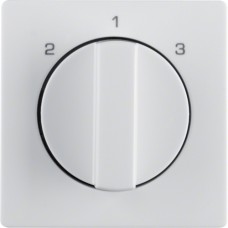 Центр.панель Berker для 3-уровн.выключателя 1-2-3, пол.белизна, Q.х (10846089)