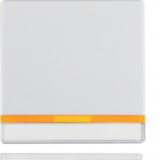 Клавиша Berker 1Х с линзой с полем д/надписи, пол.белизна, Q.х (16286089)