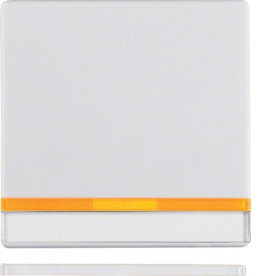 Клавиша Berker 1Х с линзой с полем д/надписи, пол.белизна, Q.х (16286089)