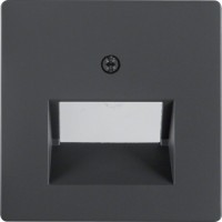 Накладка Berker для 2-кратної розетки UAE, антрацит, Q. х (14096086)
