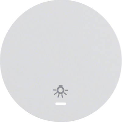 Клавиша Berker 1Х с линзой с знаком 