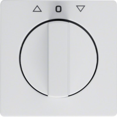 Накладка Berker поворотного выключателя для жалюзи, пол.белизна, Q.х (10806089)