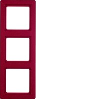 Рамка Berker 3Х червона, Q. 1 (10136062)
