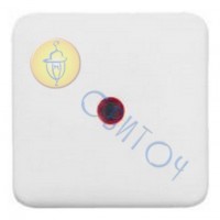 Клавиша Hager c красной линзой для 1-клавишных выключателя белая REGINA (13009806)