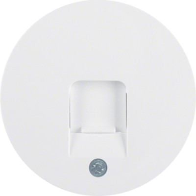 Накладка Berker для суппортов под модуль RJ12/RJ45, пол.белизна, R.x (11702089)