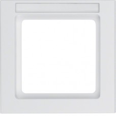 Рамка Berker 1Х з полем для напису, підлогу.білизна, Q. 3 (10516099)