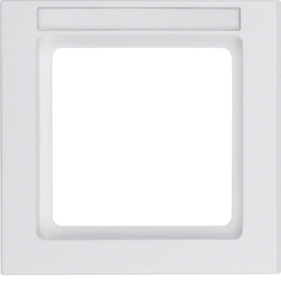 Рамка Berker 1Х з полем для напису, підлогу.білизна, Q. 3 (10516099)