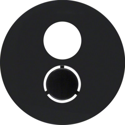 Накладка Berker для розеток для гучномовців, чорна, R. х (11962045)