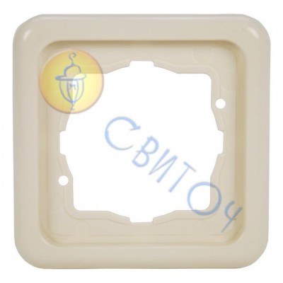 13012118 Рамка 1Х сл./кість REGINA