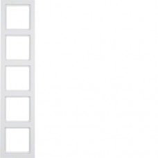 Рамка Berker 5Х підлогу.білизна, Q. 3 (10156099)