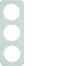 Рамка Berker 3Х стекло/пол.белизна, R.1 (10132109)