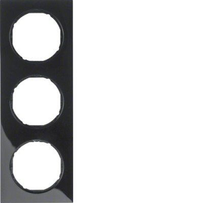 Рамка Berker 3Х пластик/черный, R.3 (10132245)