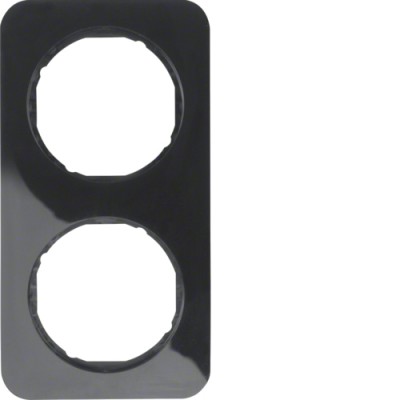 Рамка Berker 2Х пластик/чорний, R. 1 (10122145)