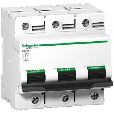 Автоматический выключатель Schneider Electric C120N 3P 125A C (A9N18369)