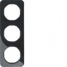 Рамка Berker 3Х пластик/чорний, R. 1 (10132145)