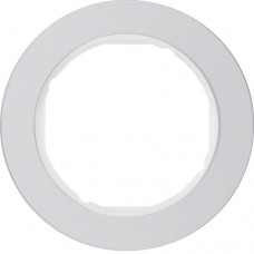 Рамка Berker 1Х алюміній/підлога.білизна, R. Classic (10112074)