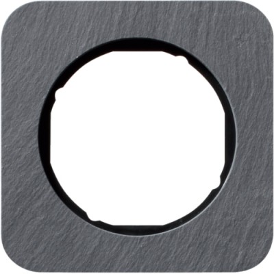 Рамка Berker 1Х антрацит/черный, сланець, R.1 (10112384)