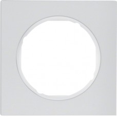 Рамка Berker 1Х алюміній/підлога.білизна, R. 3 (10112274)