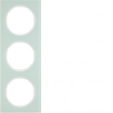 Рамка Berker 3Х стекло/пол.белизна, R.3 (10132209)