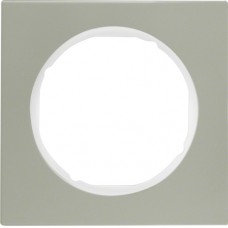 Рамка Berker 1Х нержавіюча сталь/підлога.білизна, R. 3 (10112214)