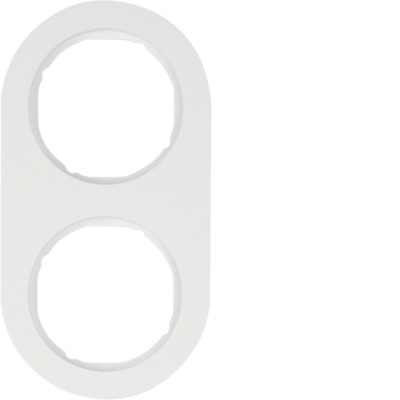 Рамка Berker 2Х пластик/підлога.білизна, R. Classic (10122089)