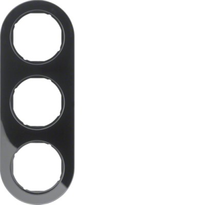 Рамка Berker 3Х пластик/черная, R.Classic (10132045)