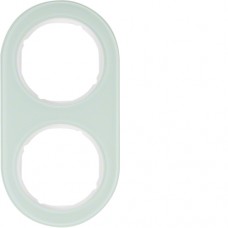 Рамка Berker 2Х скло/підлога.білизна, R. Classic (10122009)