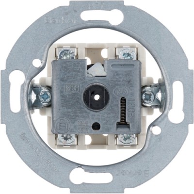 Вимикач Berker 2-полюсний поворотний 10А/250В 1930/GLASSERIE (389300)