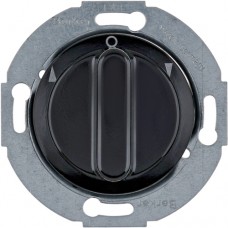 Вимикач Berker поворотного для жалюзі, 2-пол., чорний, 10А/250В 1930/GLASSERIE (381201)