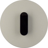 Центральна панель вимикача з ручкою Berker, алюміній/чорний, R. Classic (1001208400)