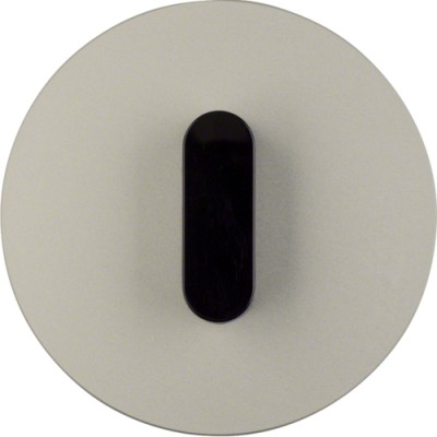 Центральна панель вимикача з ручкою Berker, алюміній/чорний, R. Classic (1001208400)