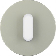 Центральна панель выключателя с ручкой Berker, нержавеющая сталь/пол.белизна, R.Classic (1001201400)