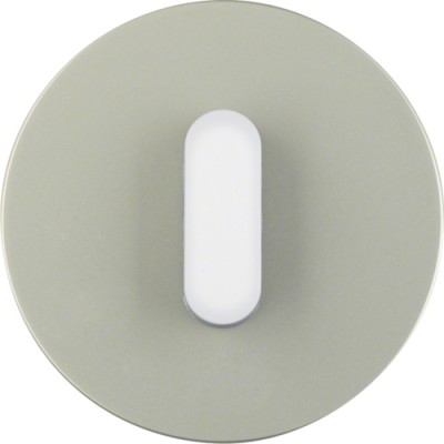 Центральна панель вимикача з ручкою Berker, нержавіюча сталь/підлога.білизна, R. Classic (1001201400)