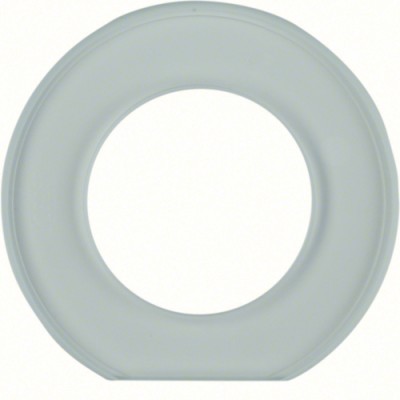 Рамка Berker 1Х скляна кінцева GLASSERIE (109200)