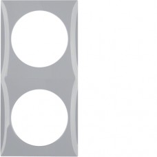 Рамка Berker 2Х сіра, INTEGRO (918262507)