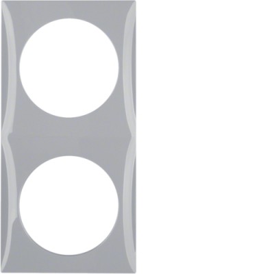 Рамка Berker 2Х сіра, INTEGRO (918262507)