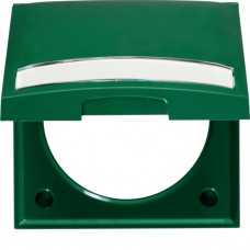 Рамка Berker 1Х з кришкою з полем д/надпису, ЗЕЛЕНАЯя, INTEGRO (919882503)