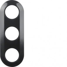 Рамка Berker 3Х черная, 1930 (138131)