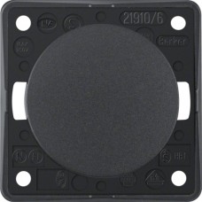 Выключатель/переключатель Berker, антрацит матовый, 16АХ/250В, INTEGRO (936562505)