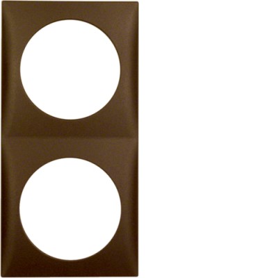 Рамка Berker 2Х КОРИЧНЕВАЯя матовая, INTEGRO (918262511)