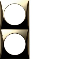 Рамка Berker 2х золото, INTEGRO (918262538)