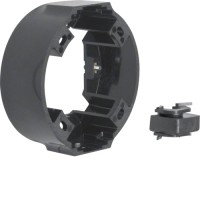 Рамка Berker 1Х для наружного монтажа, черная, 1930 (100101)