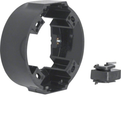 Рамка Berker 1Х для наружного монтажа, черная, 1930 (100101)