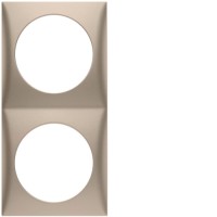 Рамка Berker 2Х шампань матовая, INTEGRO (918262533)