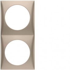 Рамка Berker 2Х шампань матовая, INTEGRO (918262533)
