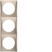 Рамка Berker 3Х шампань матовая, INTEGRO (918192533)