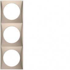 Рамка Berker 3Х шампань матовая, INTEGRO (918192533)