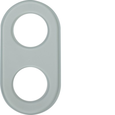 Рамка Berker 2Х скляна GLASSERIE (1102)