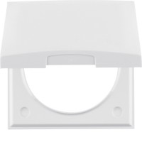 Рамка Berker 1Х с крышкой, пол.белизна, INTEGRO (918282509)